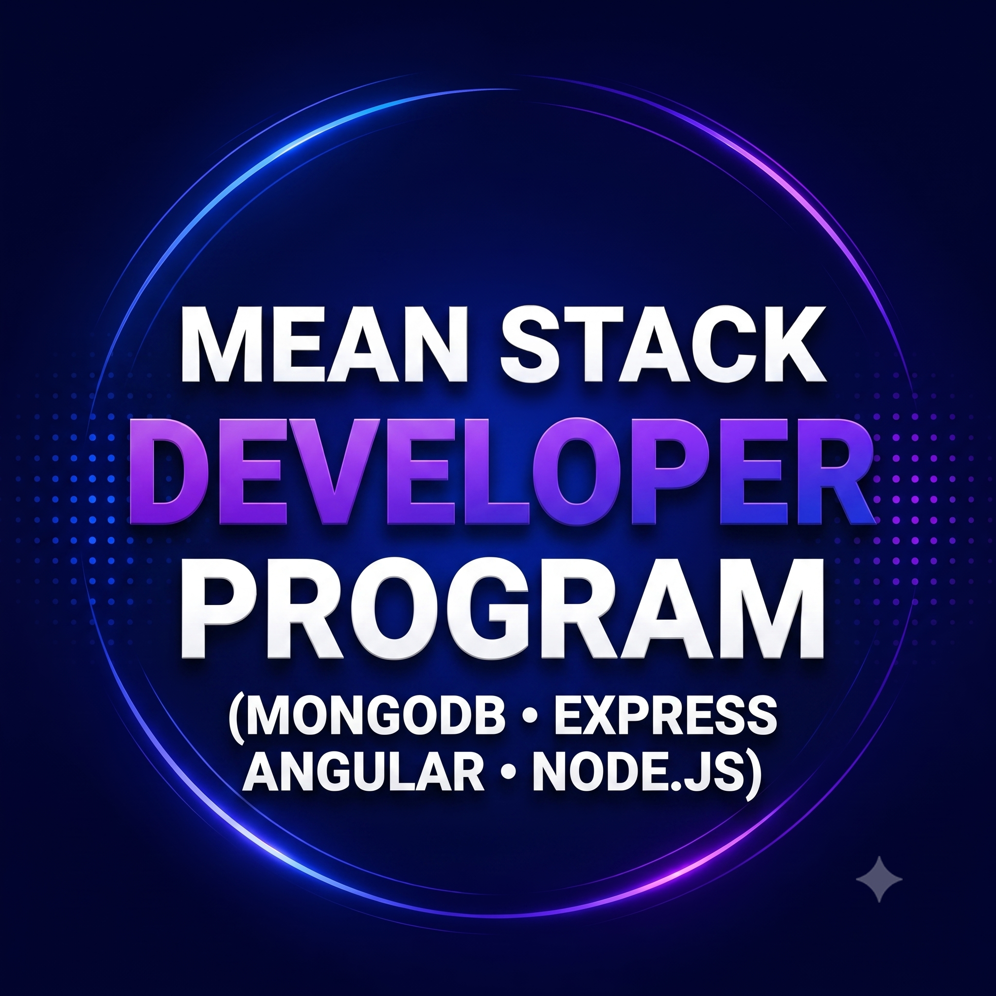 MEAN Stack Developer Program