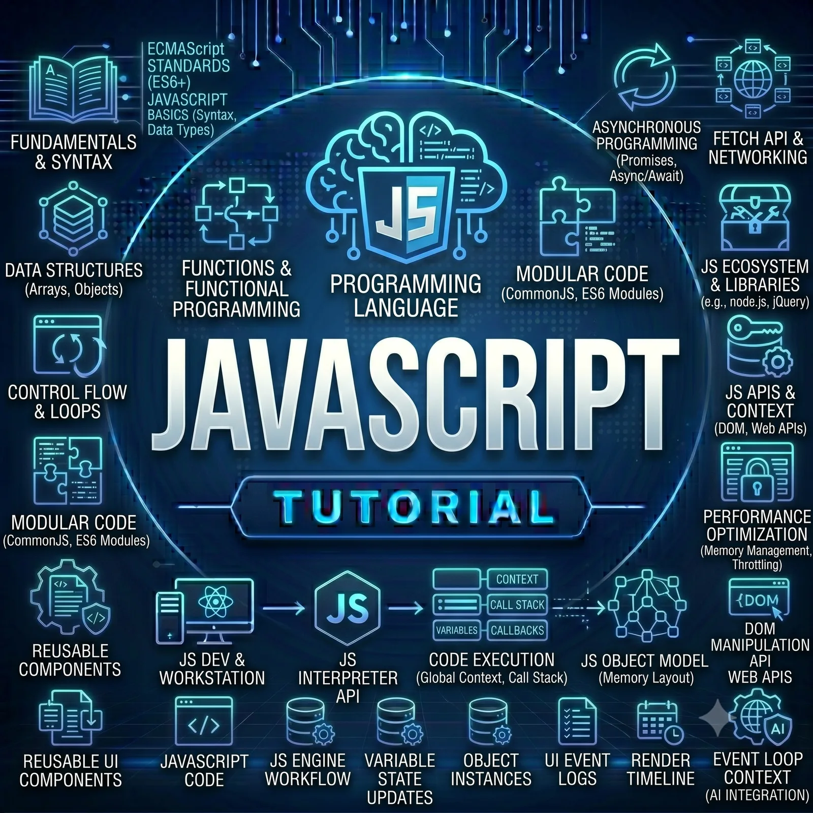 Modern JavaScript (ES6+) for Beginners tutorial