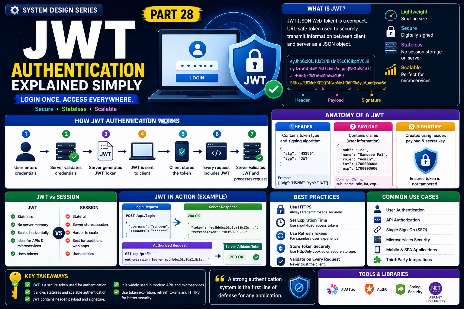 System Design Series: JWT Authentication Explained Simply