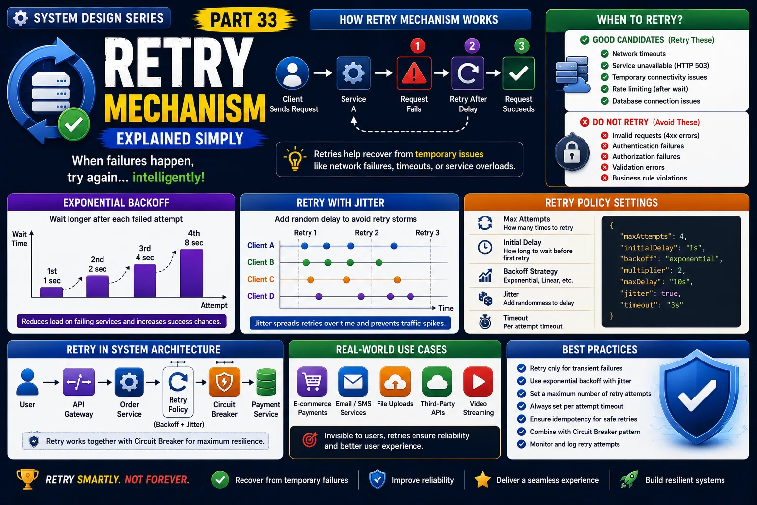 System Design Series: Retry Mechanism Explained Simply